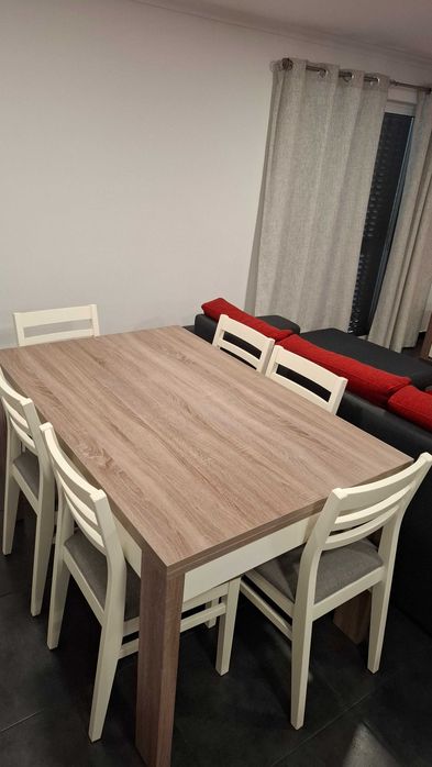 Conjunto sala estar e sala jantar + sapateira