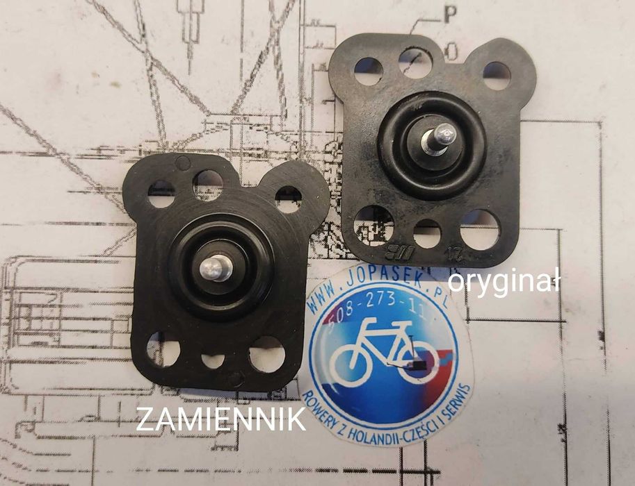 MEMBRANA gaźnika BING rower z silnikiem sachs 301A Saxonette
