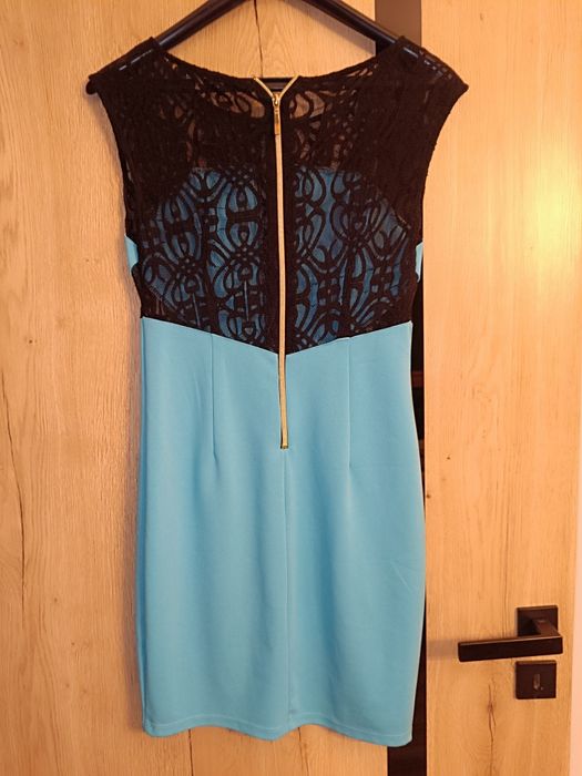 Sukienka turkus czerń