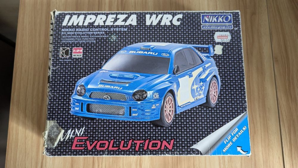 Nikko mini Evolution Subaru Impreza WRC 1/24 rc