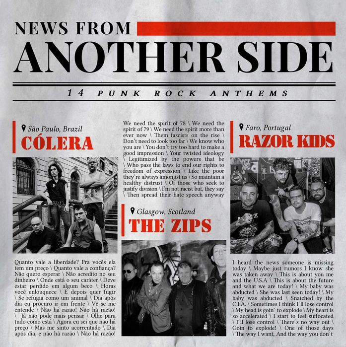 Colera Punk LP hc Razor Kids The Zips punk garage Hardcore Portugal
