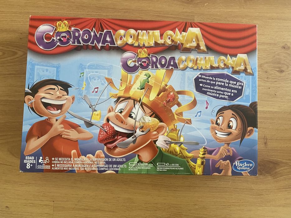 Jogo tabuleiro coroa comilona