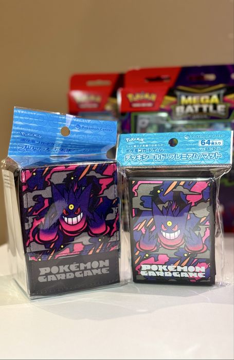 Deck Box Pokemon TCG з протекторами, Mega Gengar EX