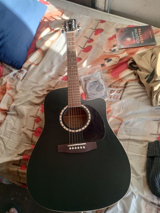 Guitarra acústica ART Lutherie  cedar blk cw