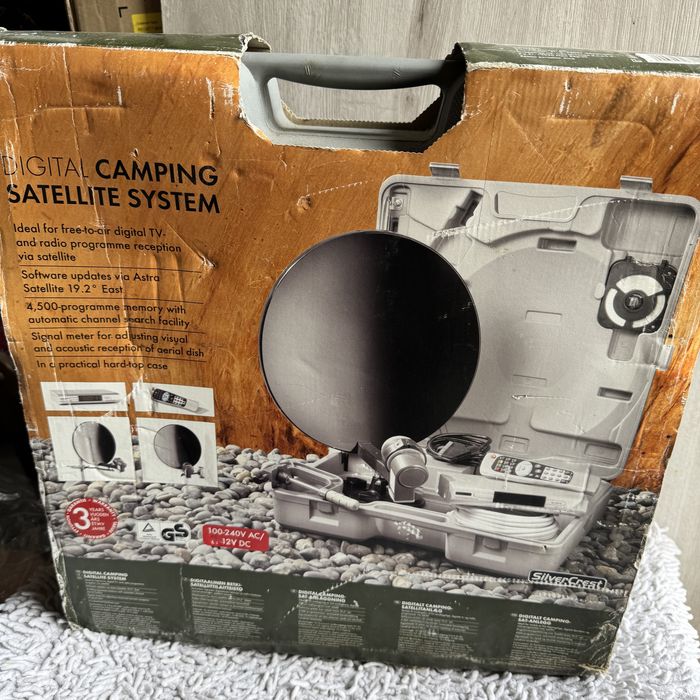 Cyfrowy system satelitarny do użytku kempingowego