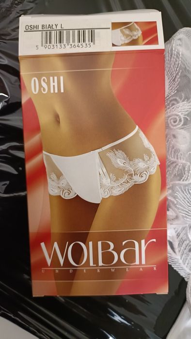 Figi damskie białe wolbar