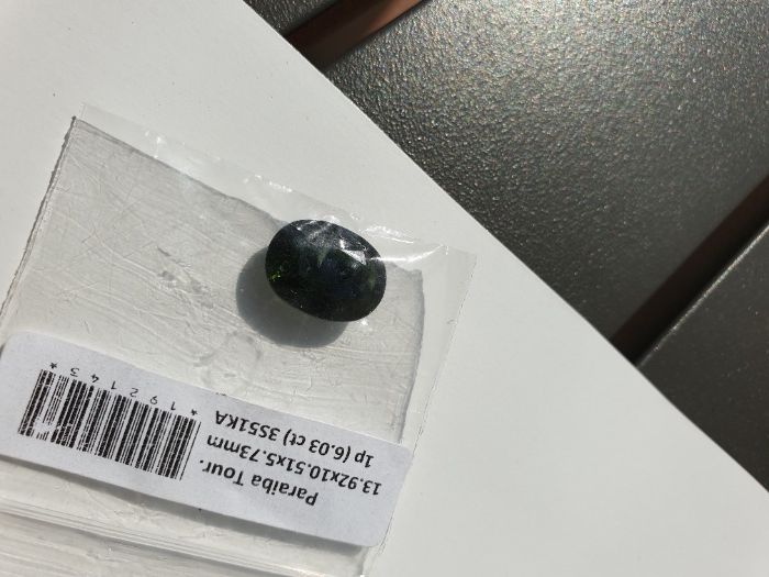 Turmalina Paraiba 6,03 Quilates Certificada