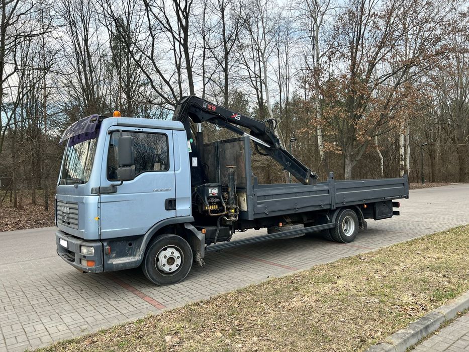 MAN TGL 12.180  HDS HIAB udźwig  3250kg,7,6m! Doinwestowany,Zadbany,Nowy UDT•