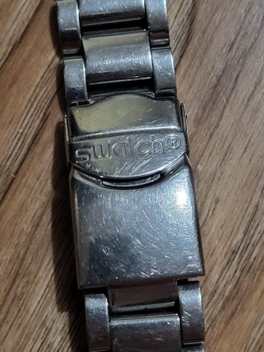 Часы Swatch Irony Chrono (Switzerland) оригинал, стальной браслет