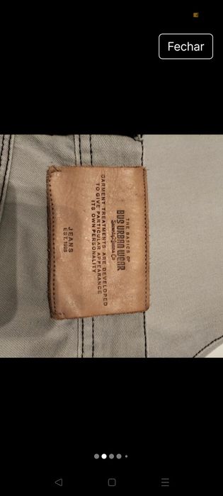 Calças de ganga homem