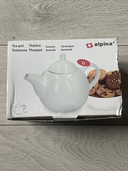 ALPINA Czajnik do herbaty porcelanowy 1