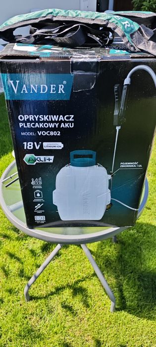 OPRYSKIWACZ Akumulatorowy Plecakowy 18V 2Ah VANDER