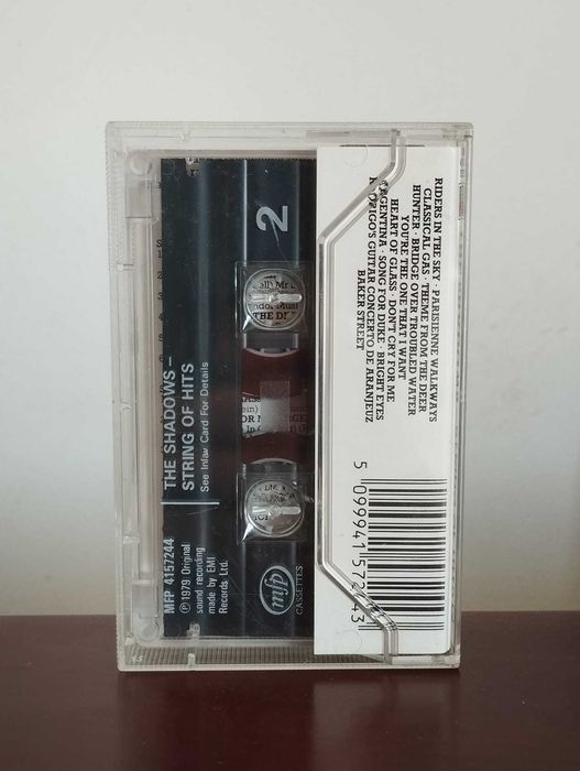 The Shadows "String Of Hits" Cassete Audio