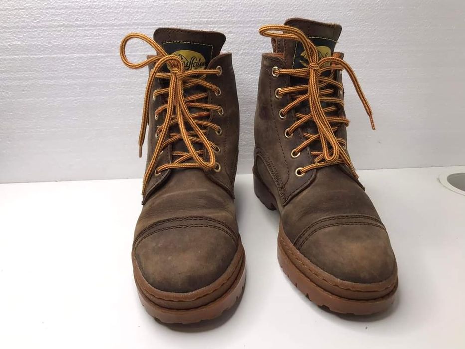 Trapery skórzane ocieplane Buffalo London Rozmiar 36