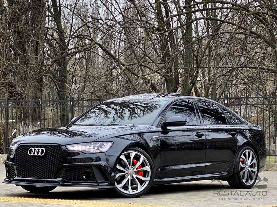 Передній бампер Audi A6 C7(2011-14) Стиль RS6|Бампер Ауді А6 С7 Тюнінг