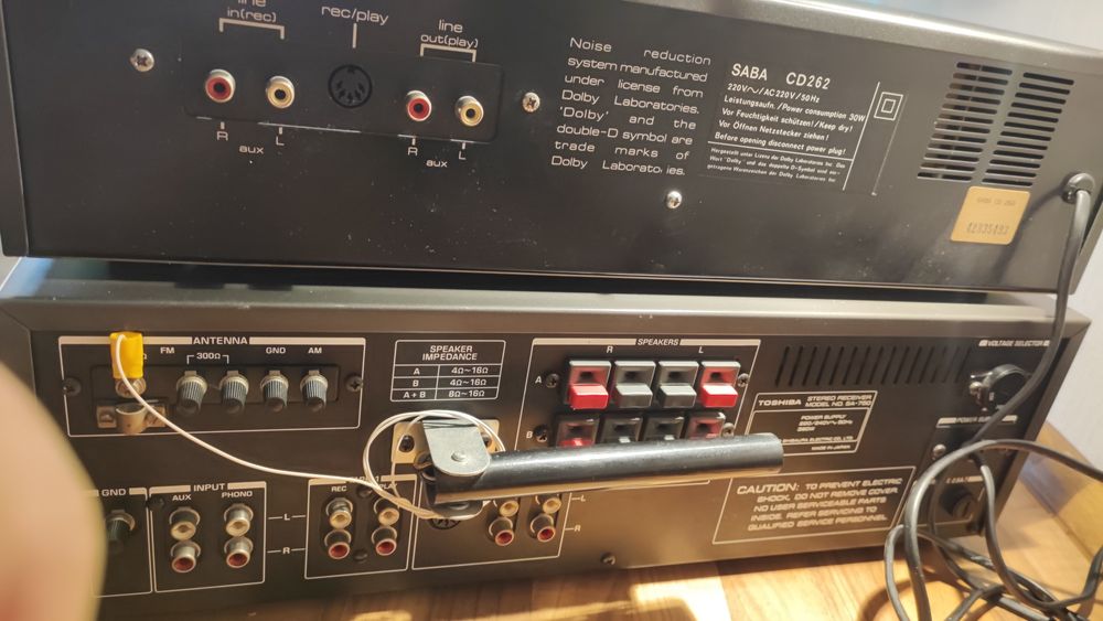 Amplituner Toshiba SA750 ,Saba Cd262