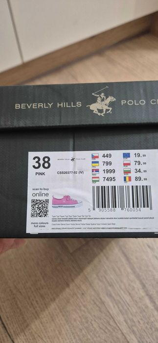NOWE trampki, buty sportowe dla dziewczynki rozm 38