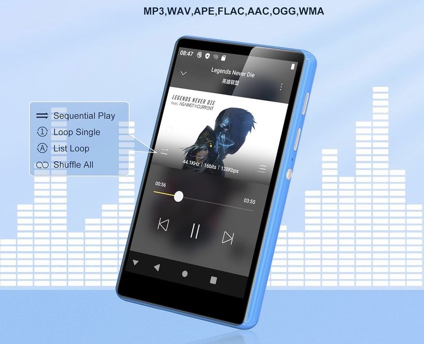 Odtwarzacz MP3 MP4 WiFi Bluetooth Głośnik dotykowy HiFi dotykowy Ekran 80GB