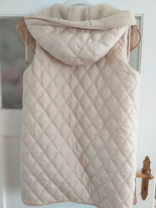 Długa ocieplana kamizelka