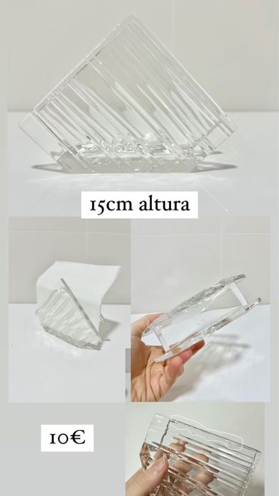 Bomboneiras cristal / suporte cristal