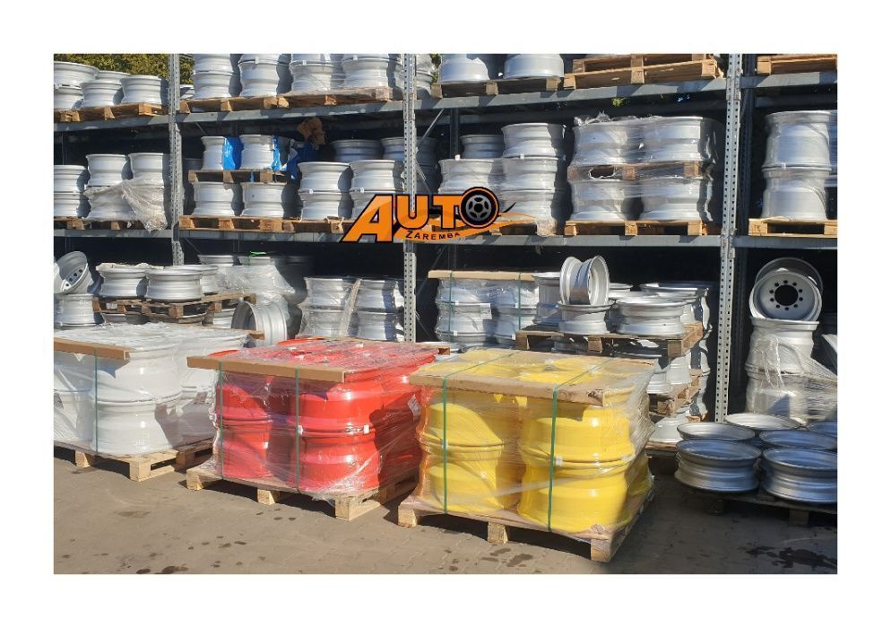 FELGI DO PRZYCZEP - ŻÓŁTE 11,75-22,5 8 otworów HL HW bss 550 netto