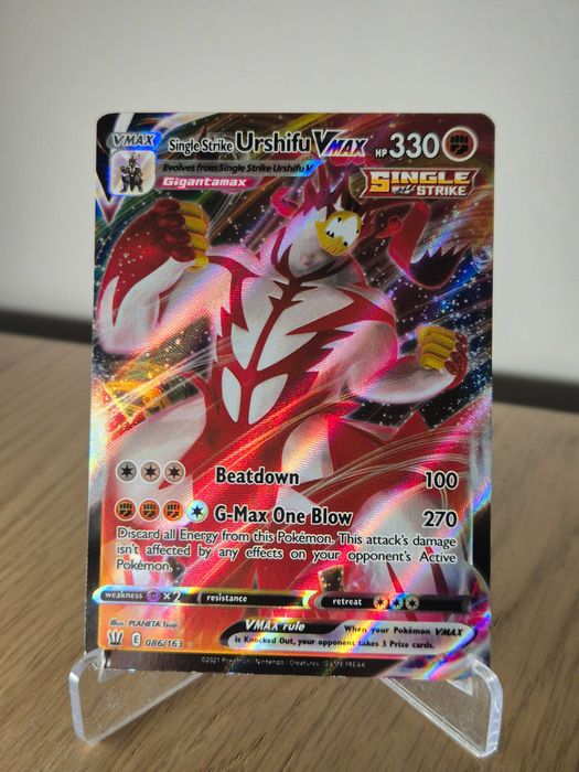 Karta Pokemon TCG: Single Strike Urshifu VMAX (BST 86)