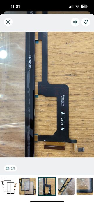 LCD ecrã Touch Huawei Mediapad M5 Pro (10.8) preto - Novo