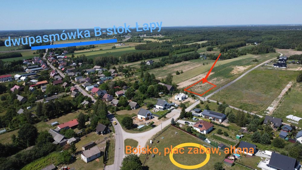 Działka budowlana Niecki 920m2