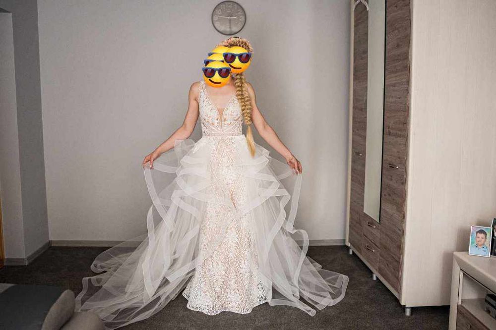 Suknia Ślubna, rozmiar 34-36