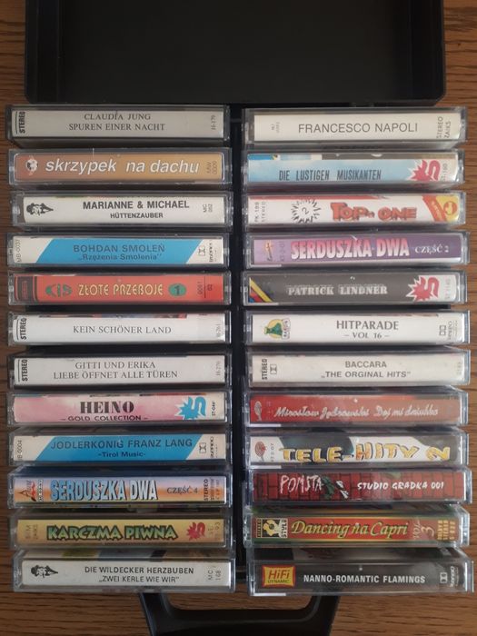 Zestaw kaset magnetofonowych