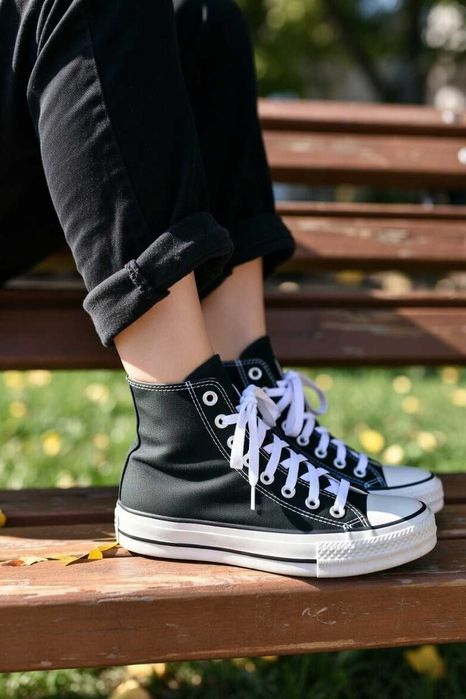Круті чорно-білі класичні кеди конверс converse all star 36-41р. модель унісекс!