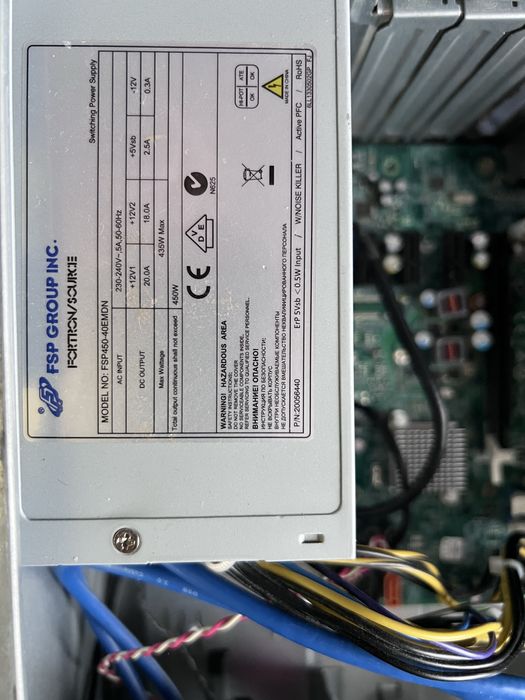 Пк на базі 1150 8гб озу без hdd