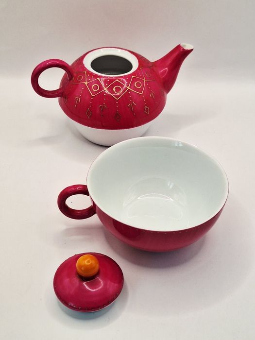 Imbryk +Filiżanka na kawę