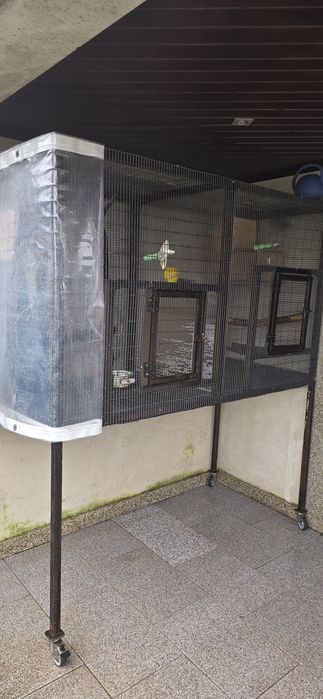 Vendo gaiola alumínio