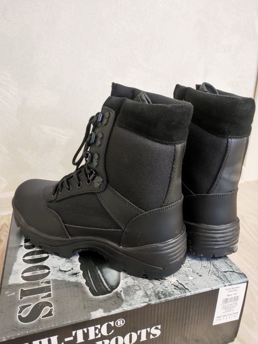 Тактичні Берці MIL-TEC Swat-Boots розмір 42 чорні (черевики)