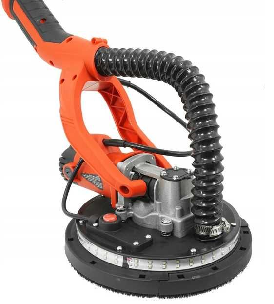 SZLIFIERKA ŻYRAFA do gipsu gładzi tynku LED z WYSIĘGNIKIEM składana