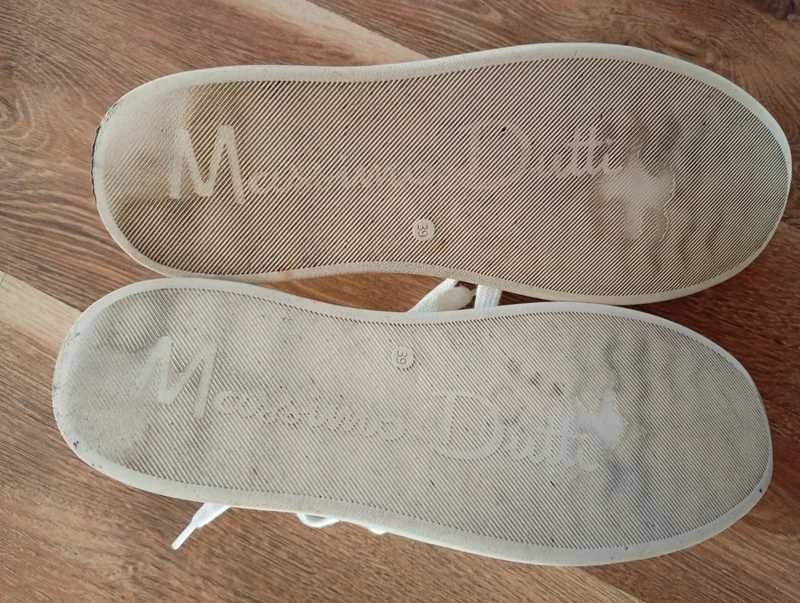 Massimo Dutti białe sneakersy skóra 39