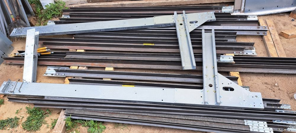 Vigas perfil T Cantoneiras barras 125x65 novas