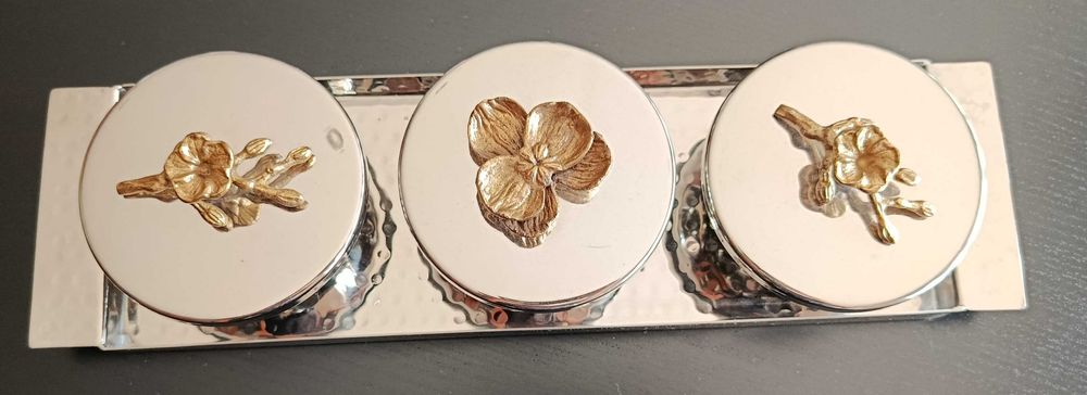 Conjunto tabuleiro e 3 potes decorativos470231347102361600