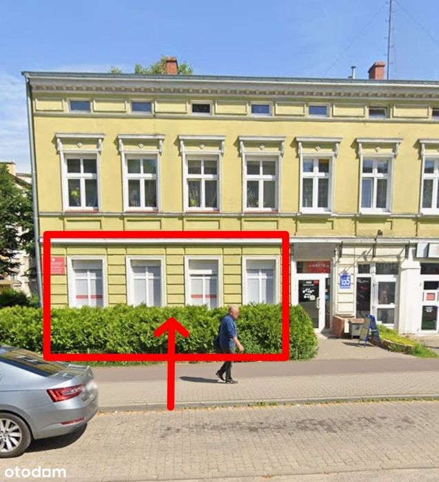 Lokal biurowy/usługowy  z bezpośrednim wejściem z ulicy Zwycięstwa