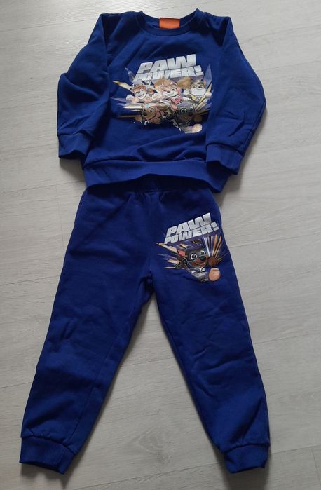 Dwa komplety  spodnie i bluza dresowe, chłopięce roz 110 Psi Patrol