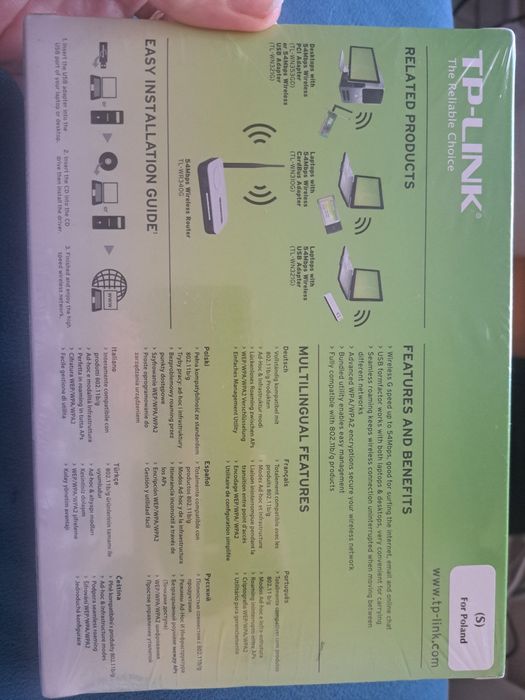 Karta Usb TL-WN321G bezprzewodowa TP-LINK. USB