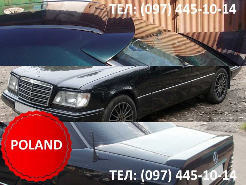 Реснички, вії, спойлер Mercedes W124 накладки на фары Мерседес 124