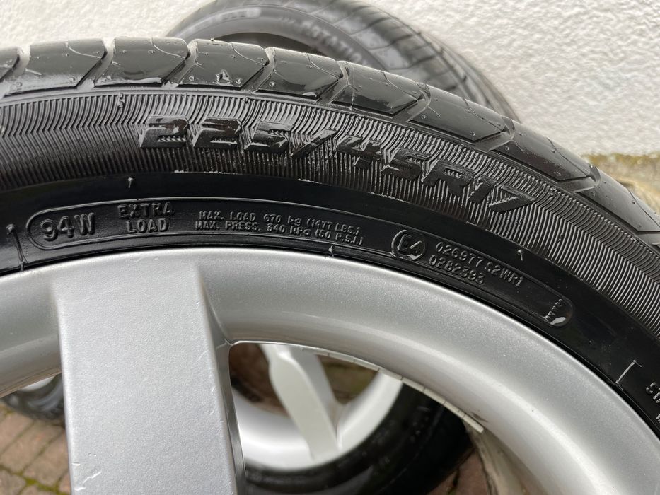 Koła felgi Seat Skoda VW 5x112 lato 225/45/17