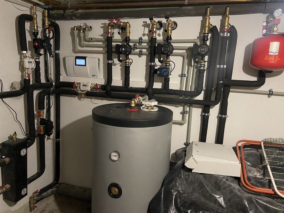 Hydraulika/Chemiczne czyszczenie instalacji grzejnikowej i podlogowej /Budowa kotlowni, maszynowni pomp ciepła