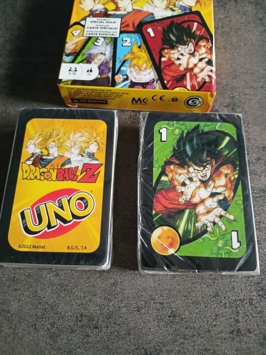 Gra karciana UNO Dragon Ball Z songo Ku Dragonball karty prezent !