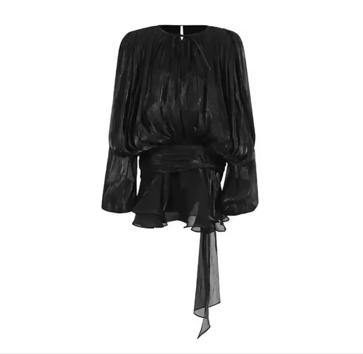 жіноча модна однотонна яскрава атласна вечірня сукня з рюшами