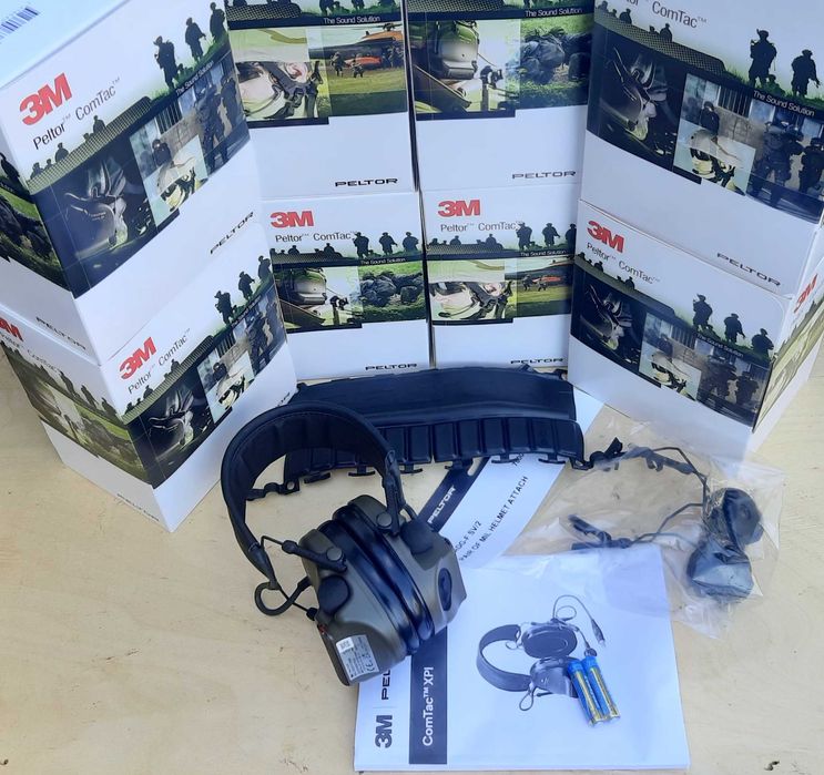 Навушники 3M Peltor Comtac XPI з кріпленням шолома