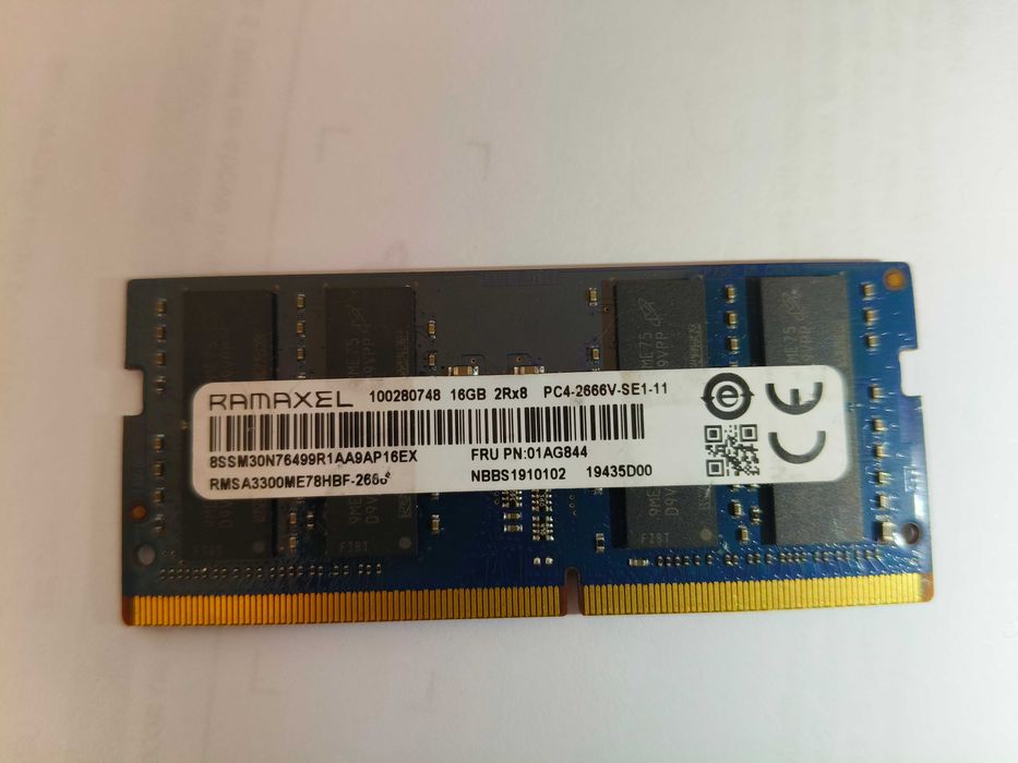 Memoria para portatil 16GB PC4 2Rx8 2666MHz 260 Pin SODIMM