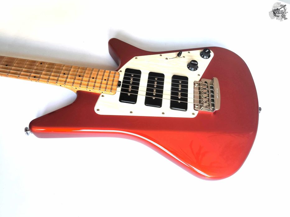 Рідкісний Music Man USA Albert Lee Signature Bird's Eye '2009 Red w/case